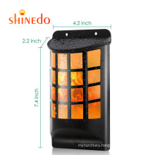 Led Waterproof LED Solar Garden Wall Light Flickering  Candle Outdoor Lighting Solar Flame Lamp